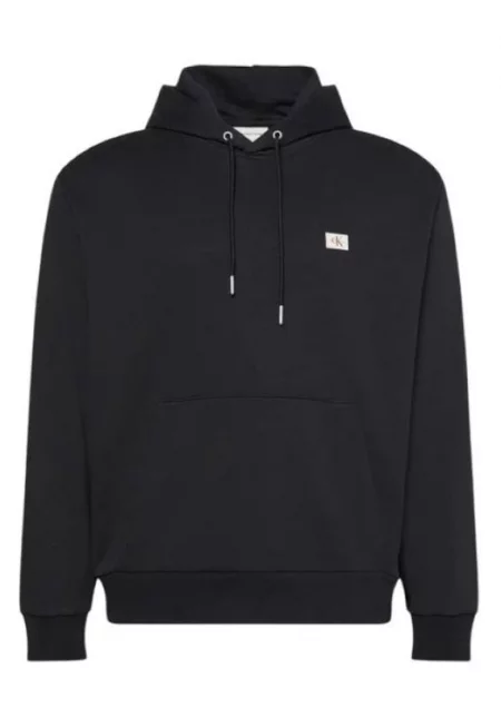 Мъжки суичър  LS EU 350TERRY BADGE HOODIE - Памук - Черен -