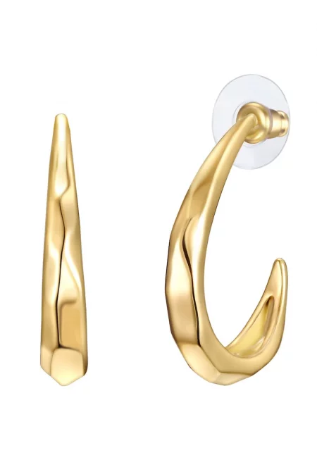 Обеци с покритие от 14K злато - Златист/Жълт