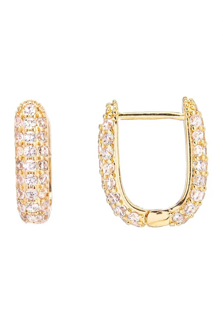 Обеци с циркони