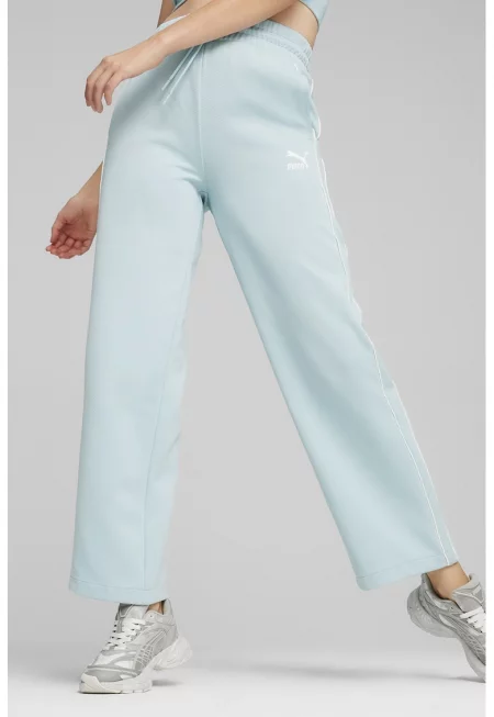 Панталон T7 с висока талия - Аквамарин синьо