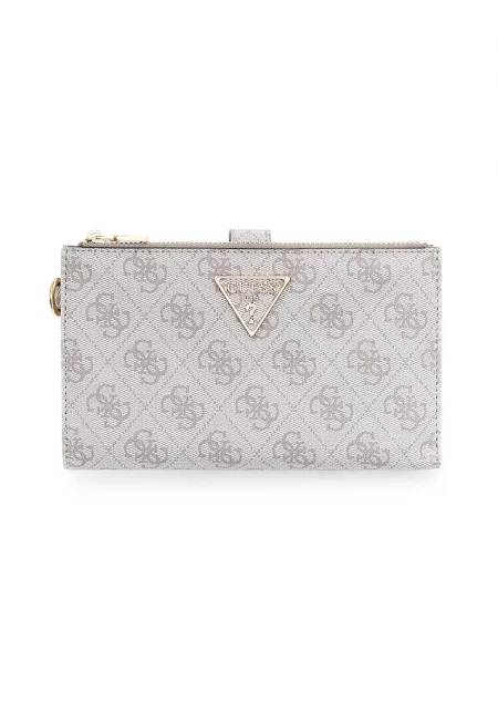 Портмоне с каишка за китката и монограм