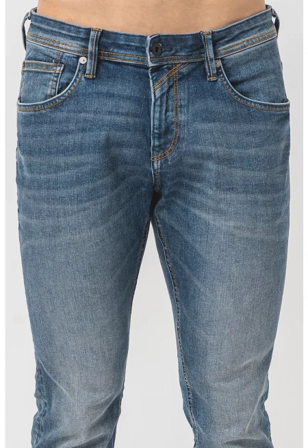 Прави дънки Aedan с ниска талия