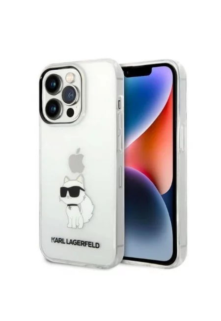 Предпазен калъф  IML Choupette NFT за iPhone 14 Pro Max - Прозрачен