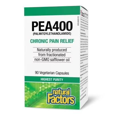 Против болка и възпаление - ПЕА (палмитоелетаноламид), 400 mg x 90 V капсули