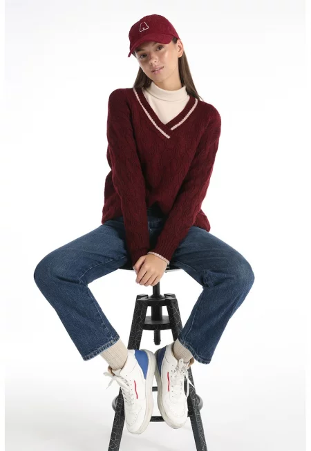 Пуловер с шпиц