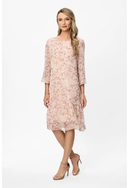 Рокля Ivone - Розова сьомга