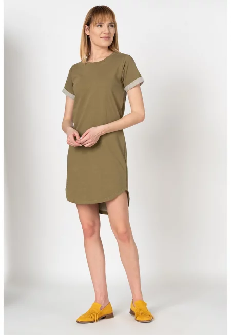 Рокля тип тениска Yivy с права кройка