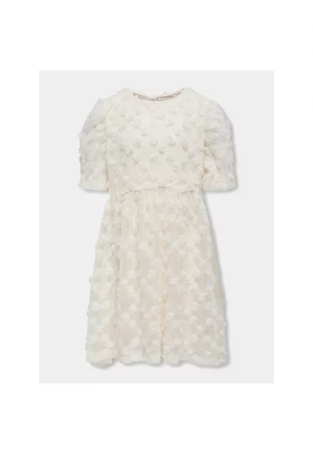 Рокля за момиче - Само за деца - 303782481 - Бяла - Полиестер