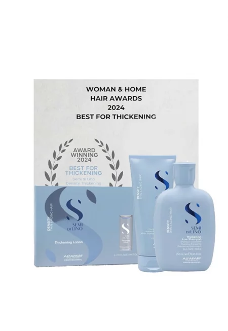 Semi di Lino Density Thickening Pack за тънка коса - шампоан - 250 мл + балсам - 250 мл + лосион - 125 мл