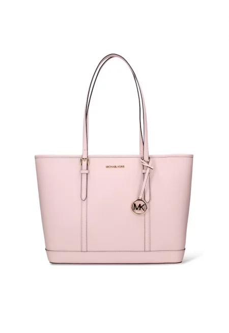 Шопинг чанта Valoria Nova от кожа - Пастелнорозов