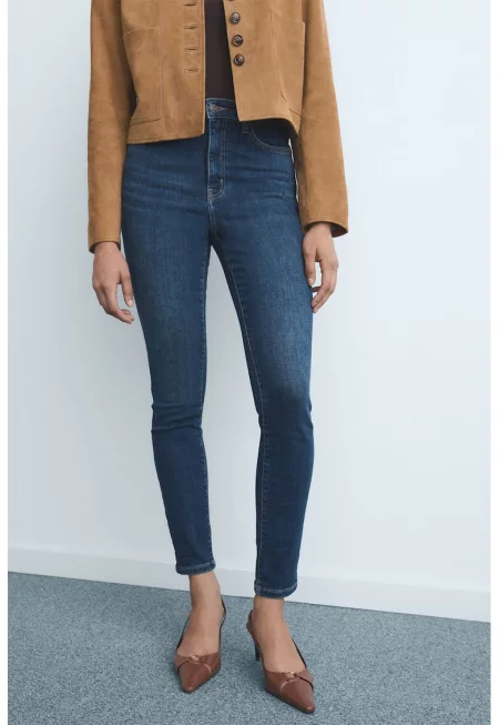 Скини дънки с висока талия