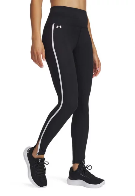 Спортен клин Motion Piped с висока талия - Бял/Черен