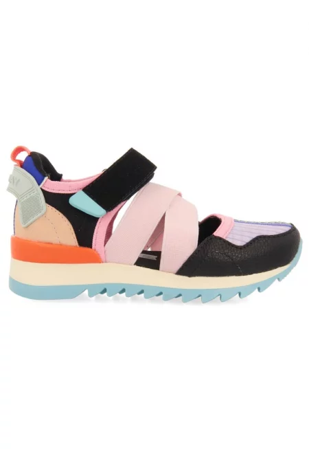 Спортни обувки CIDRA 27705 с велкро и отвори - Черен