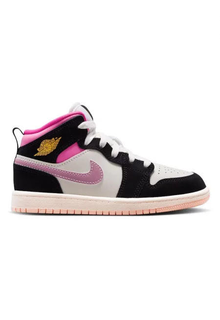 Спортни обувки  Jordan 1 Mid SE PS 61895 - Черен/Розово