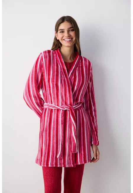 Striped Bathrobe