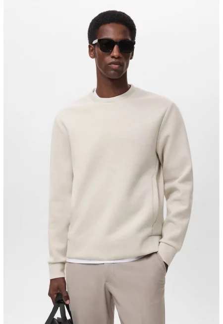 Суитшърт с овално деколте