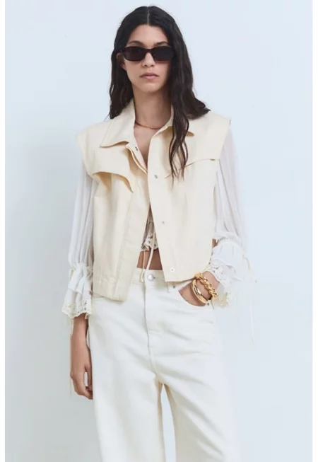 Свободен елек от деним