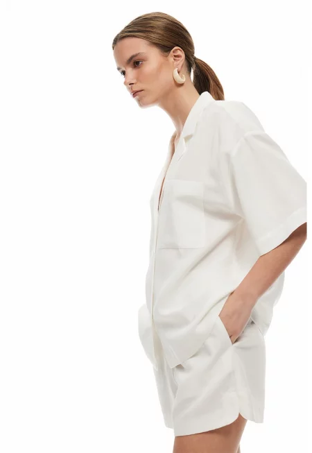 Свободна риза с лен