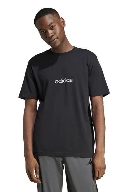 Тениска с овално деколте и лого