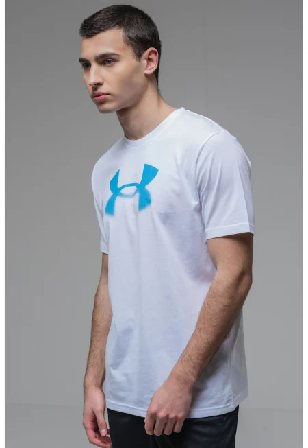 Тениска с овално деколте и светлоотразително лого