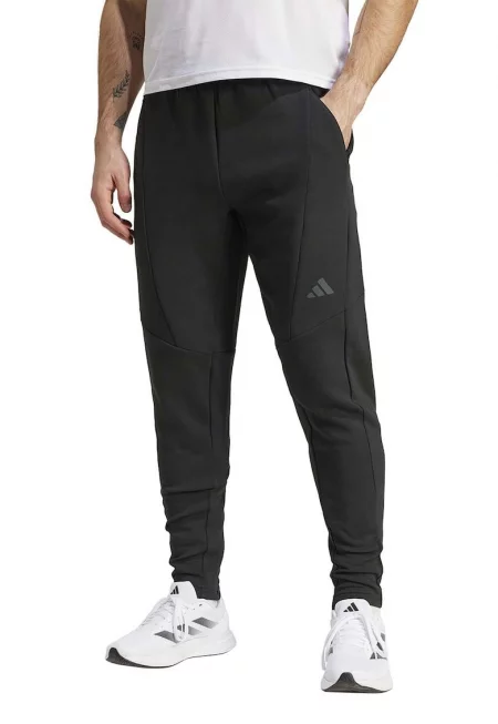 Тренировъчен панталон с джобове с цип - Черен