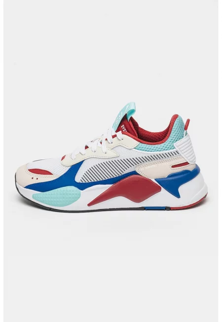 Унисекс спортни обувки RS-X Toys с цветен блок - Бял/Бордо/Син