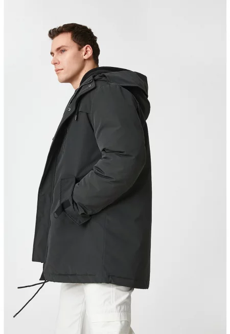 Ватирана парка с качулка