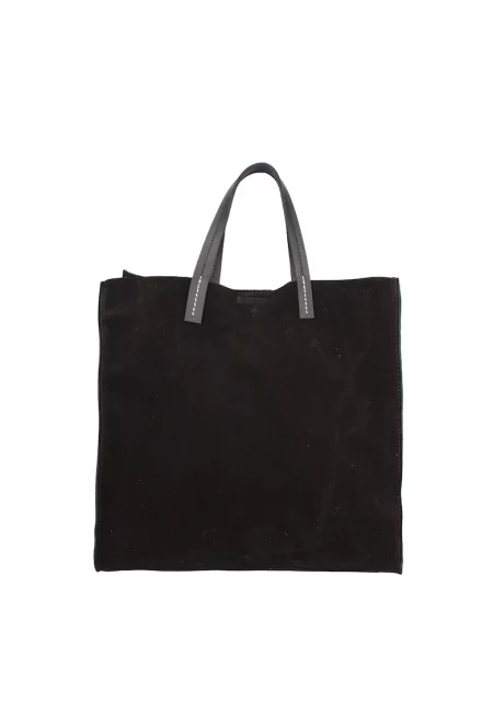 Велурена чанта Novara Lux с отделящ се несесер