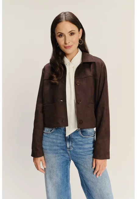 Яке с копчета - Тъмнокафяв