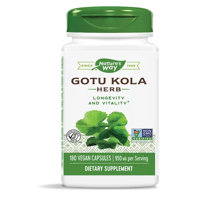 За кръвообращението, венозната система и мозъка - Готу кола, 475 mg, 180 капсули