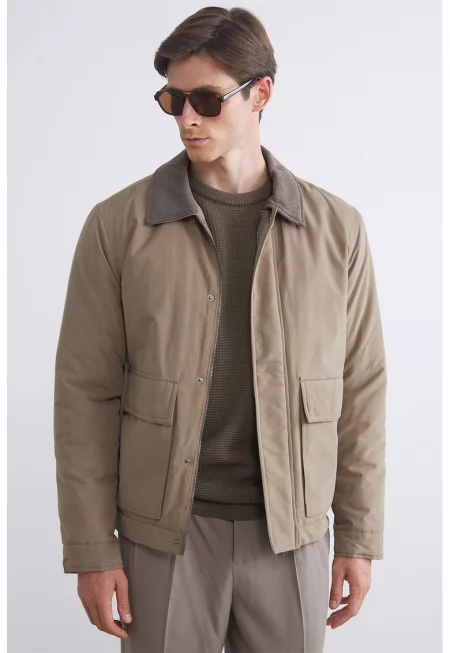 Зимно яке с външни джобове