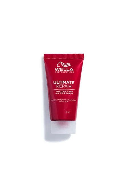 Балсам Wella Professionals Ultimate Repair Deep - Възстановяващ и дълбоко подхранващ - с AHA и Омега 9 - За увредена коса - Стъпка 2 - 30 мл