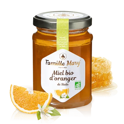 Био пчелен мед от портокалови цветчета - Miel bio d’oranger, 230 g