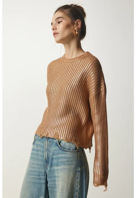 Бляскав пуловер