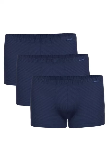 Боксерки с памук - 3 чифта - Тъмносин