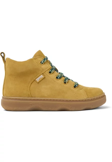 Боти Kiddo 8521 от набук - Кафяв