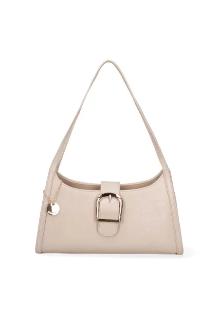 Чанта за рамо от еко кожа - Бежов