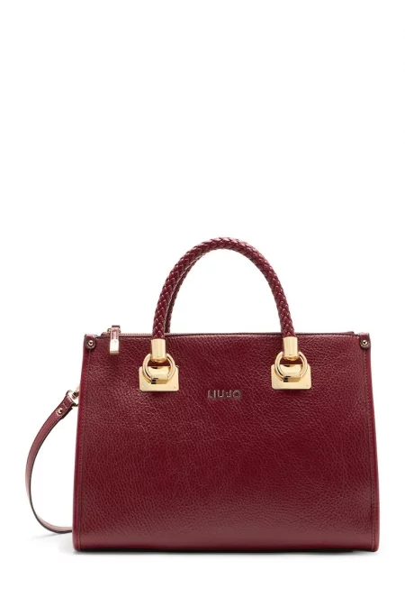 Чанта за рамо от еко кожа с отделяща се презрамка