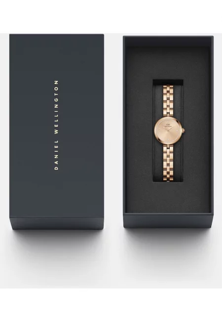 Часовник  Elan Lumine - кварц - водоустойчив 3 ATM - розово златист - гривна