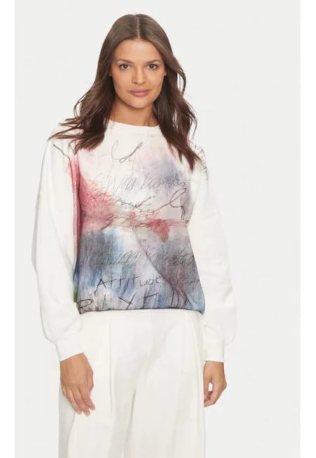 Дамска блуза -  304530753 - Памук - L INTL - Бежов