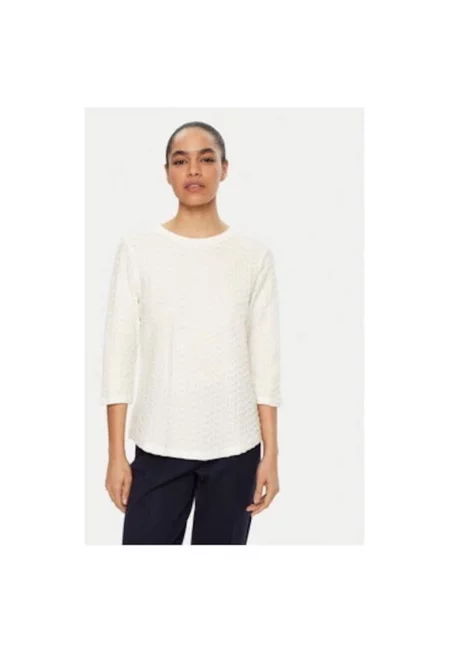 Дамска блуза -  305136756 - Памук - Бяла