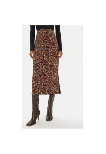 Дамска пола -  304524288 - Полиестер - Кафяв