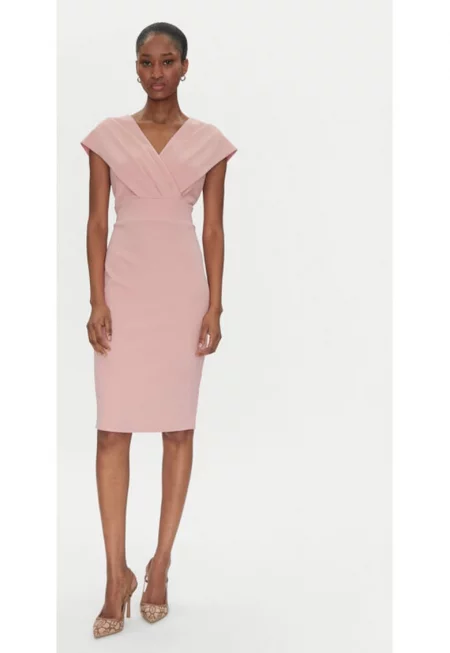 Дамска рокля -  305266170 - Полиестер - Розов