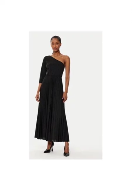 Дамска рокля - Риначименто - 305119216 - Полиестер/Лурекс/Вискоза - Черна
