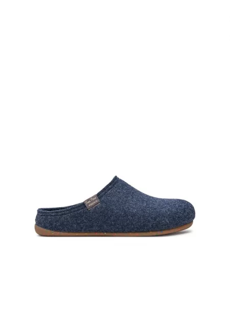 Дамски чехли -  304469 - филц - тъмносини