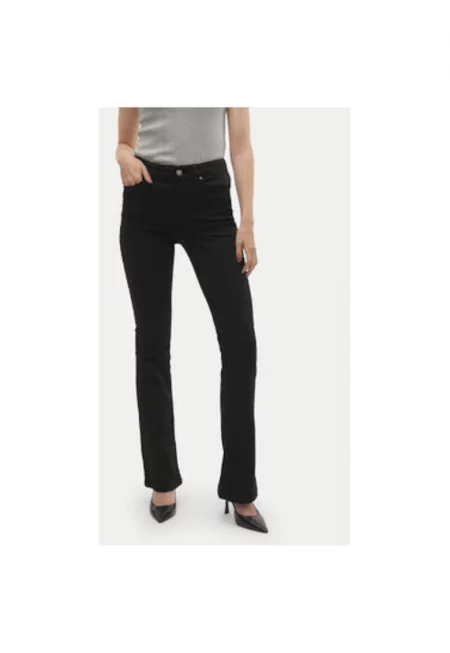 Дамски дънки -  304509421 - Модал/Полиестер - Черен - Черен