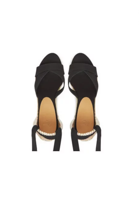 Дамски еспадрили  025676-100 - Текстил - Черен