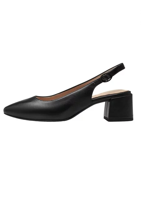 Дамски обувки - естествена кожа -  Comfort - 8-89500-42-022-01-09 - черни