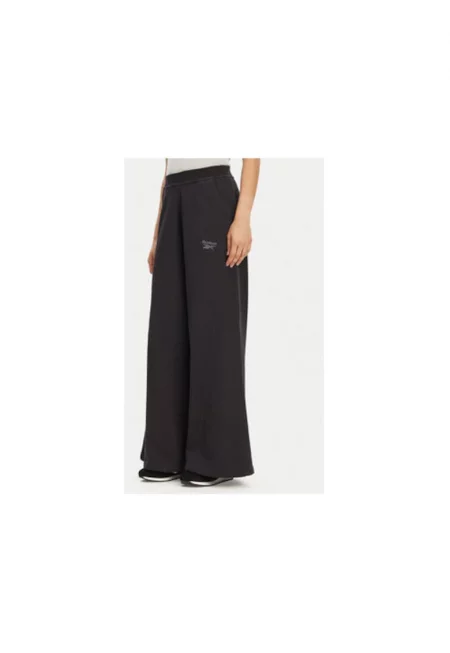 Дамски спортен панталон  100214071 - памук/полиестер - черен