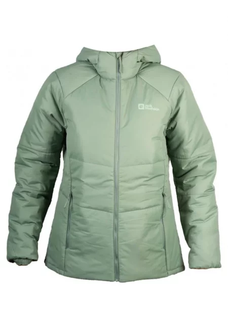 Дамски спортен суичър -  Bergland INS Hoody W 1207221-4311 - полиестер - зелен
